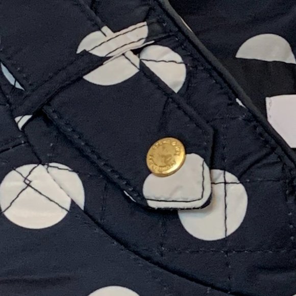 Nearly New (Only Worn Once) Cute Crown & Ivy Sleeveless Quilted Polka Dot Vest - Picture 3 of 9